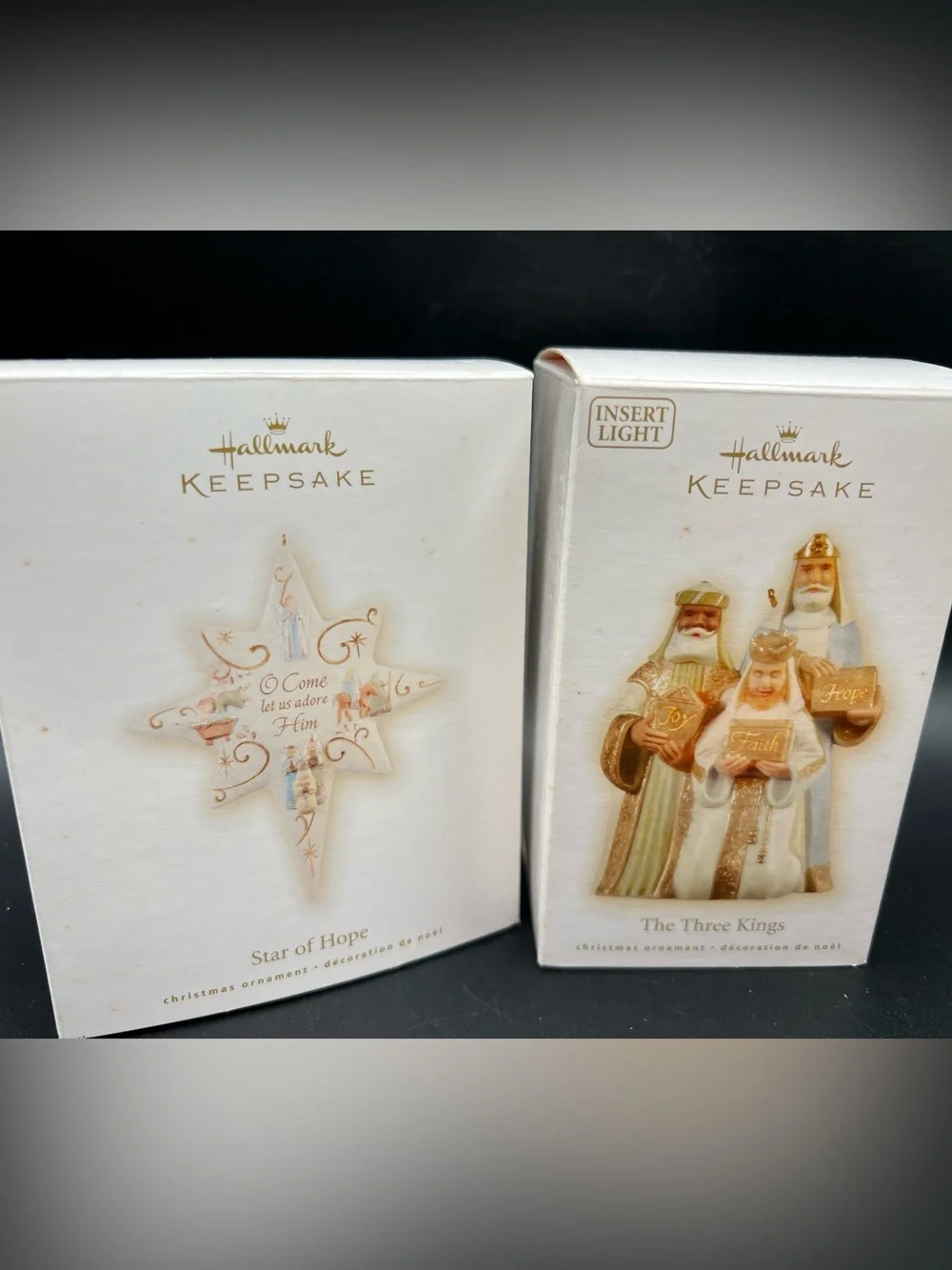 Hallmark Keepsake 2009 The Three Kings & Star Of Hope Christmas Ornament